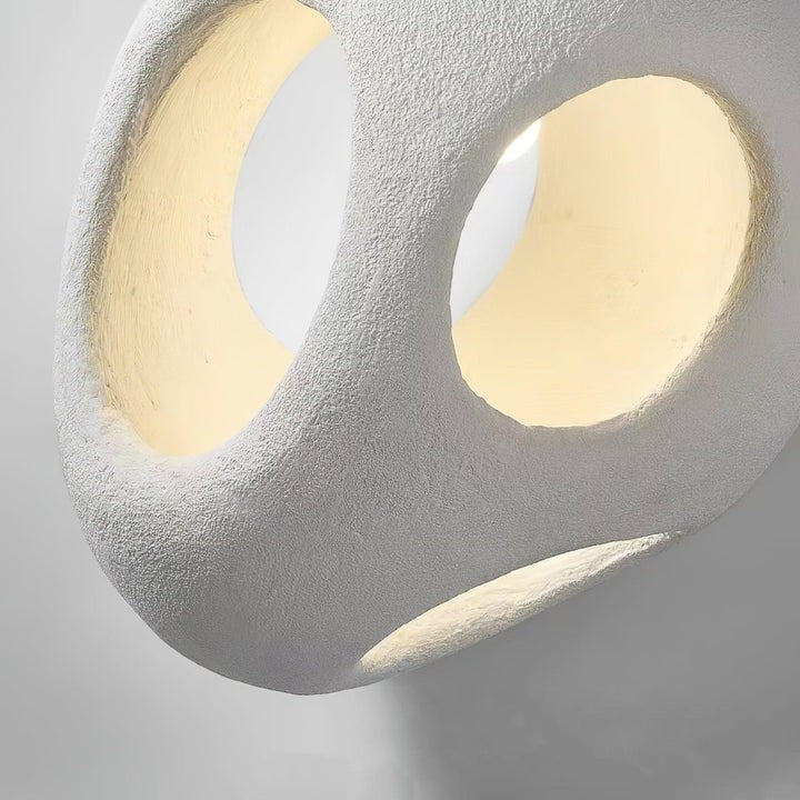 Modern White Polystyrene Ceiling Pendant Light