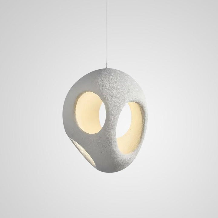 Modern White Polystyrene Ceiling Pendant Light