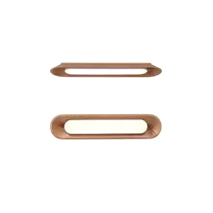 Modern Wood Channel LED Ceiling Light