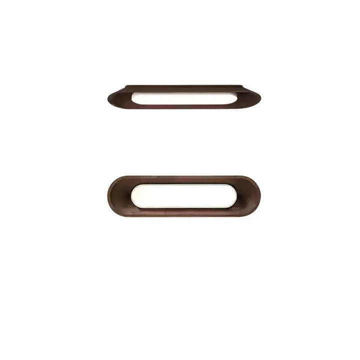 Modern Wood Channel LED Ceiling Light