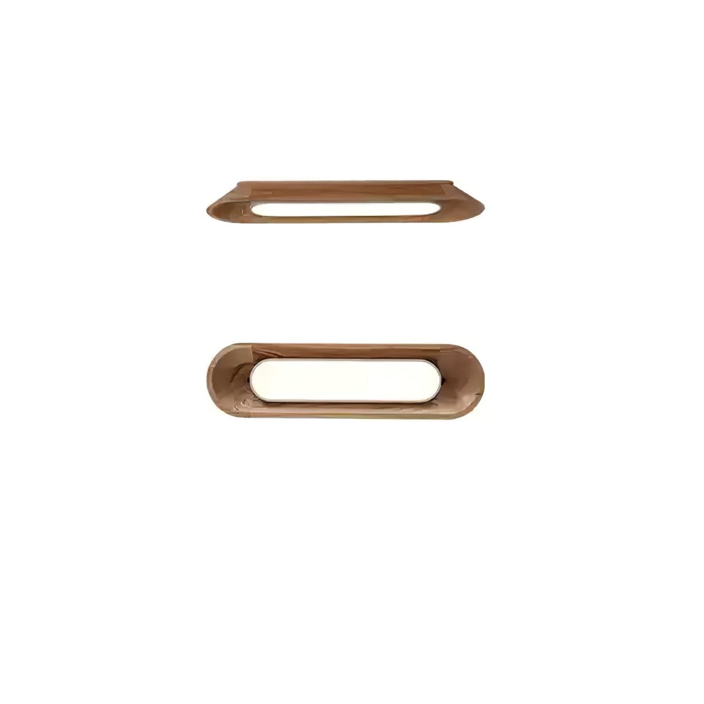 Modern Wood Channel LED Ceiling Light