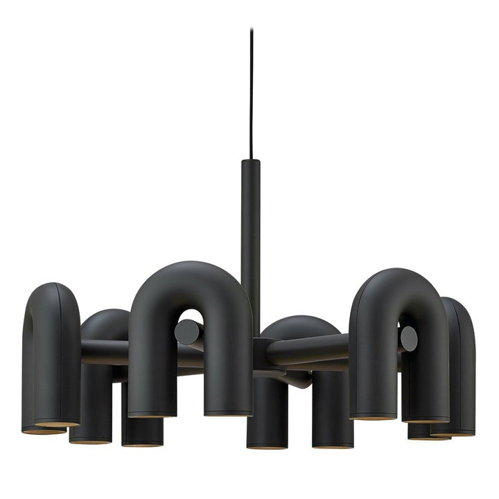 Modular U-Shaped LED Chandelier