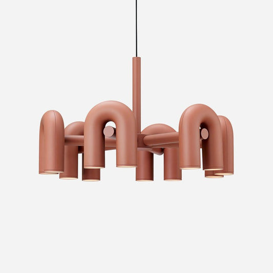 Modular U-Shaped LED Chandelier