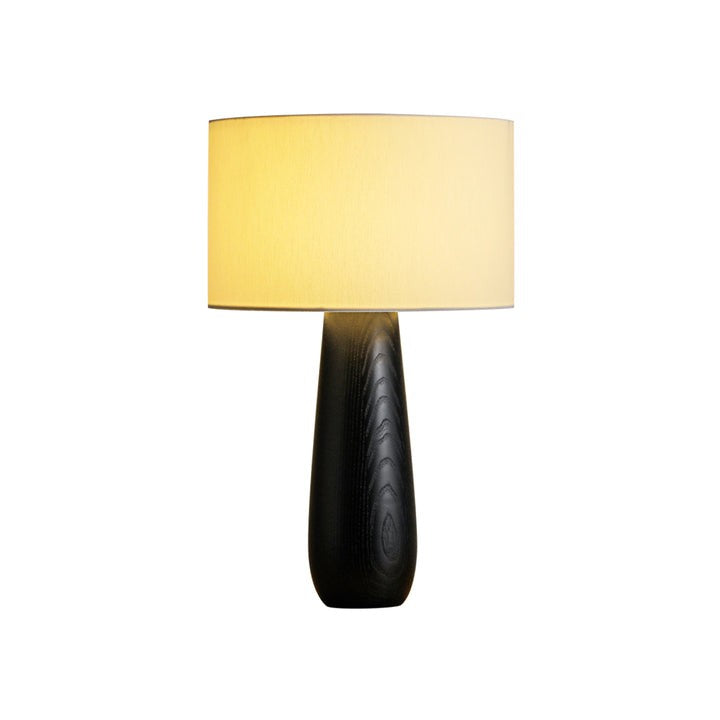 Mountain-Inspired Wood & Linen Table Lamp
