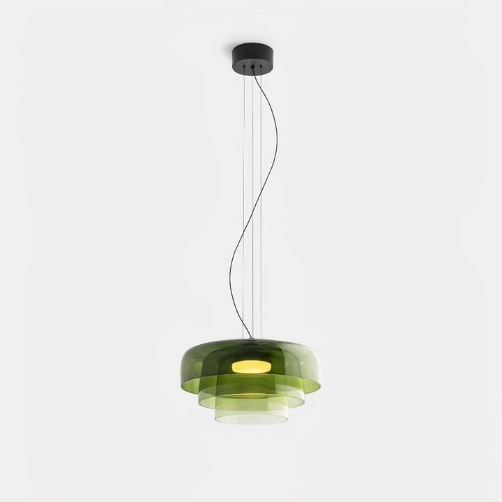 Multi-Tier LED Pendant Light with Adjustable Suspension