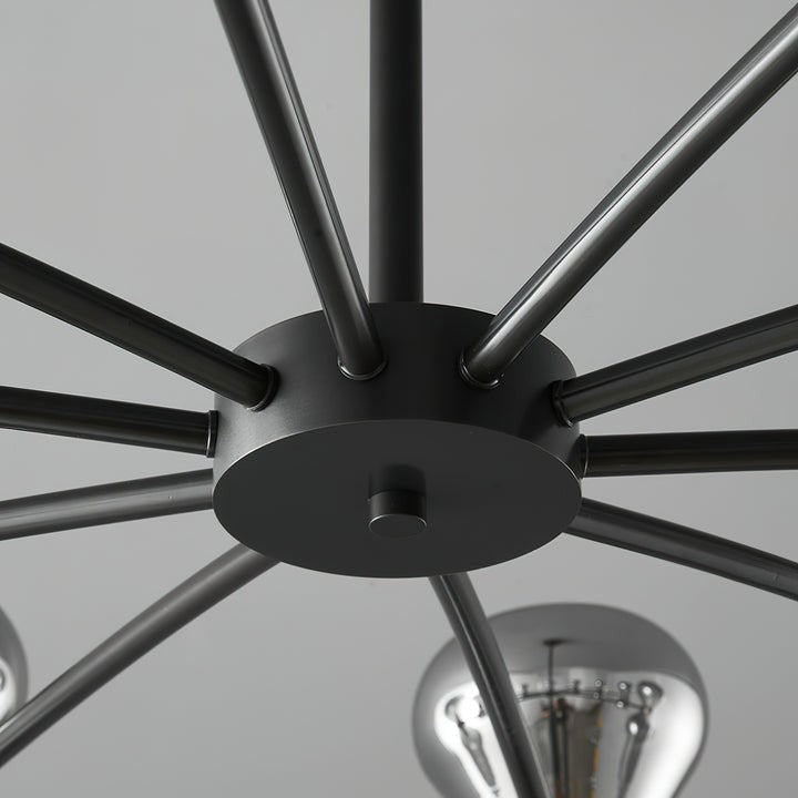 Nebula Modern Dark Glass Sphere Chandelier