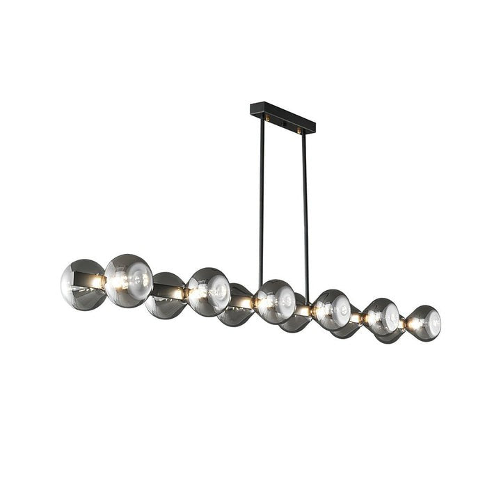 Nebula Modern Dark Glass Sphere Chandelier