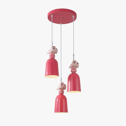 Nordic Toy Figurine Pendant Light for Kids’ Bedroom