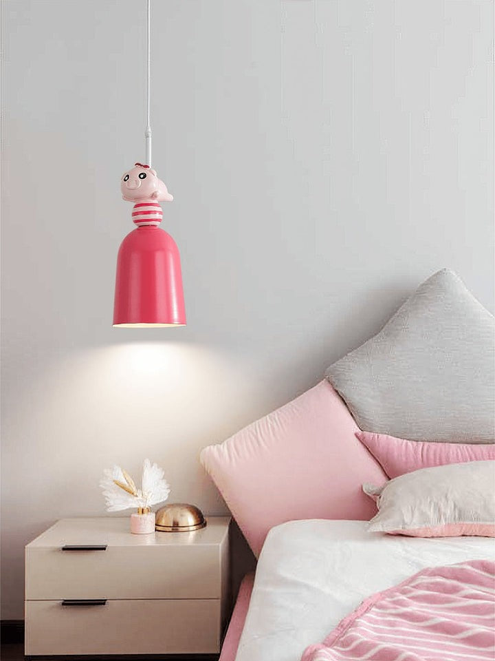 Nordic Toy Figurine Pendant Light for Kids’ Bedroom