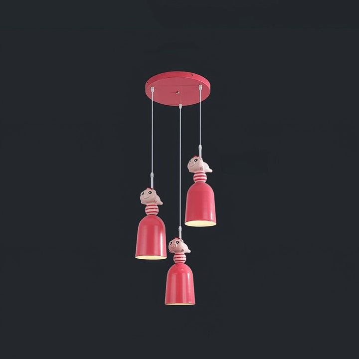 Nordic Toy Figurine Pendant Light for Kids’ Bedroom