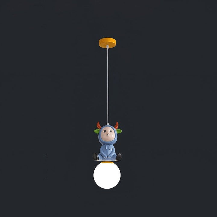 Nordic Toy Figurine Pendant Light for Kids’ Bedroom
