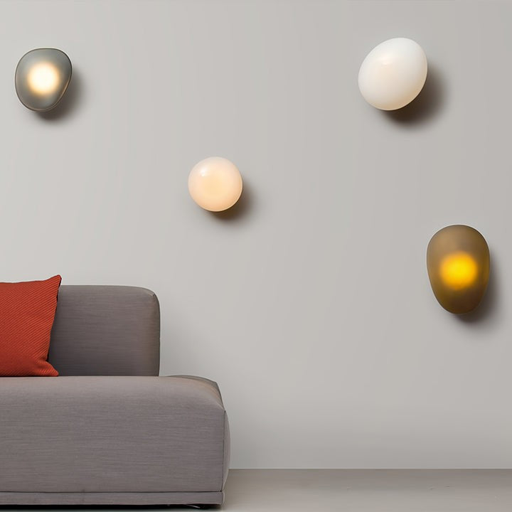 Organic Bubble Glass LED Wall Lamp