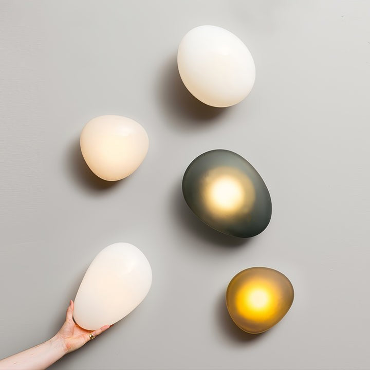 Organic Bubble Glass LED Wall Lamp