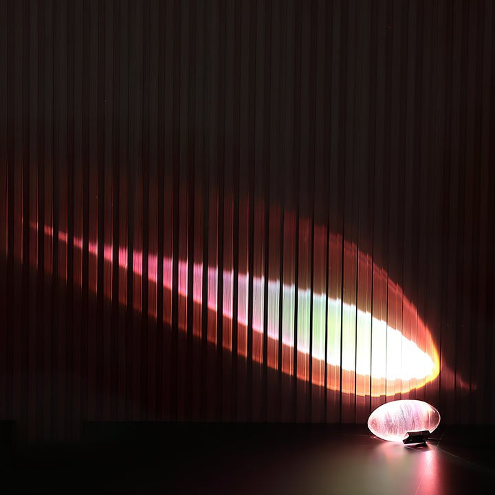 Oval Glass LED Table Lamp for Ambient Home Lighting
