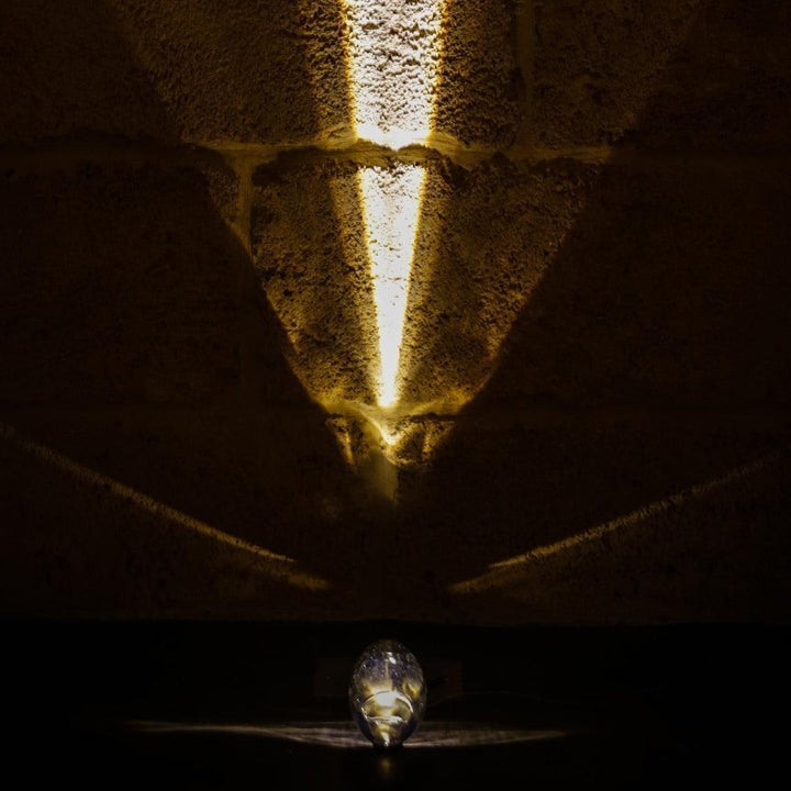 Oval Glass LED Table Lamp for Ambient Home Lighting