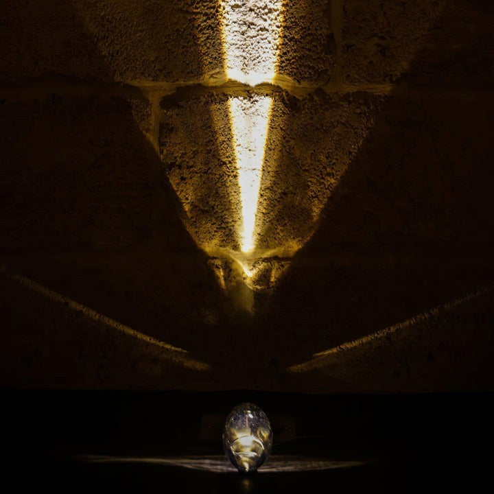 Oval Glass LED Table Lamp for Ambient Home Lighting