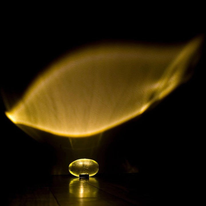 Oval Glass LED Table Lamp for Ambient Home Lighting