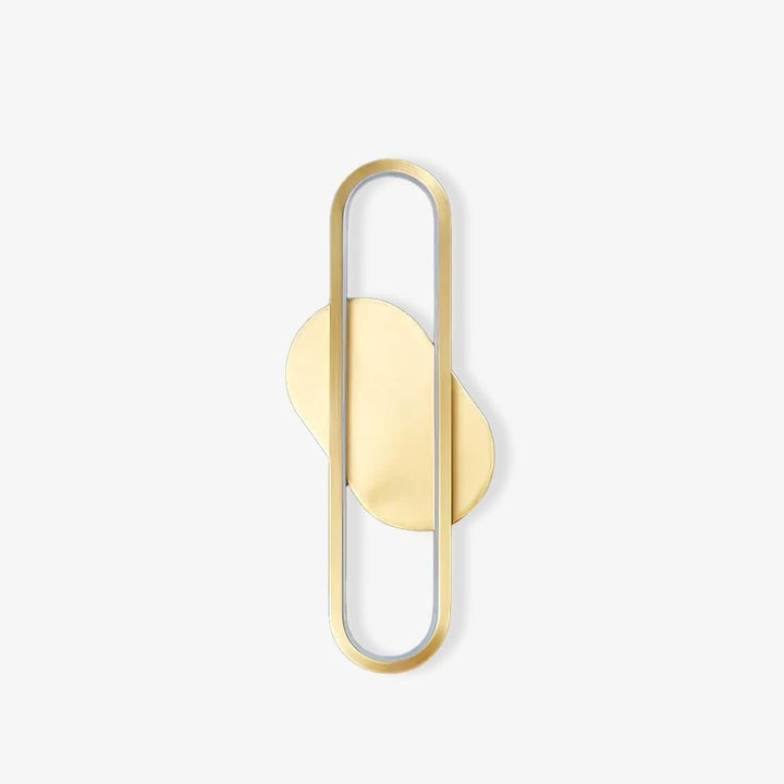 Oval LED Wall Sconce with 4-Way Ambient Lighting