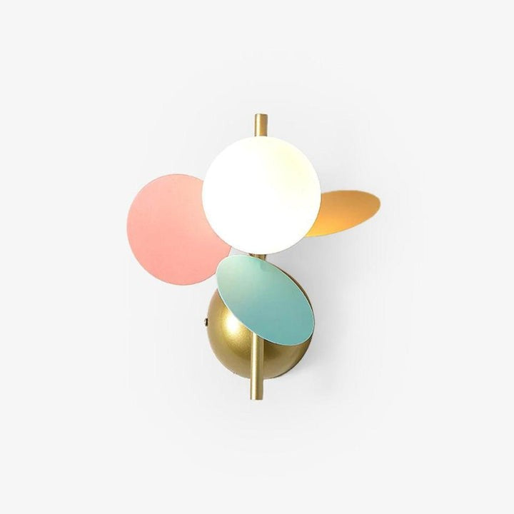 Pastel Macaron Round Wall Sconce