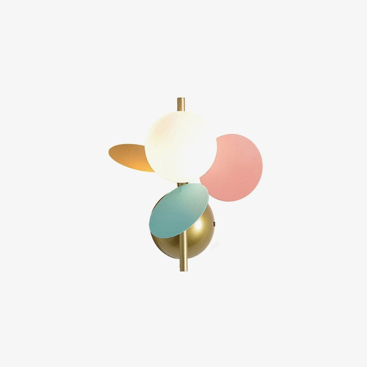 Pastel Macaron Round Wall Sconce