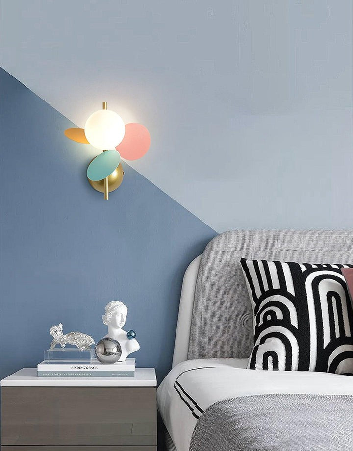 Pastel Macaron Round Wall Sconce