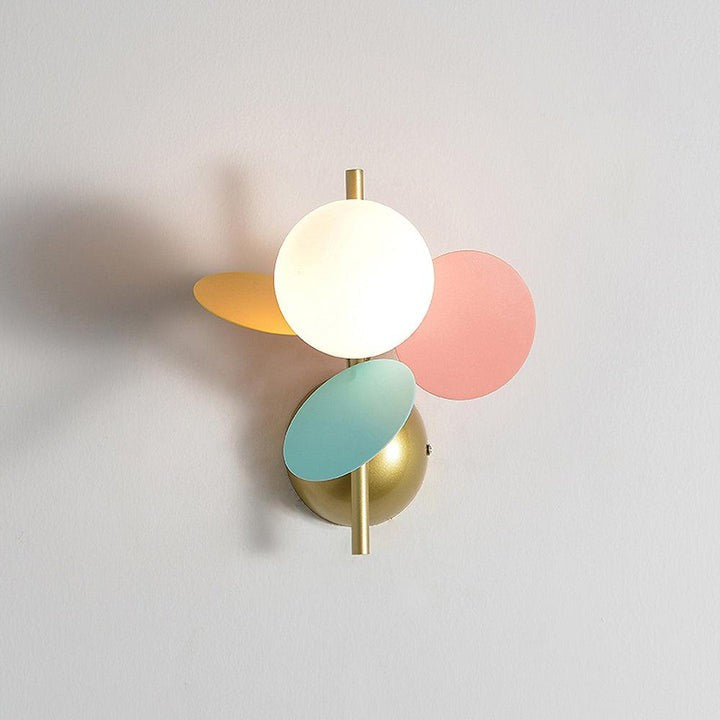 Pastel Macaron Round Wall Sconce