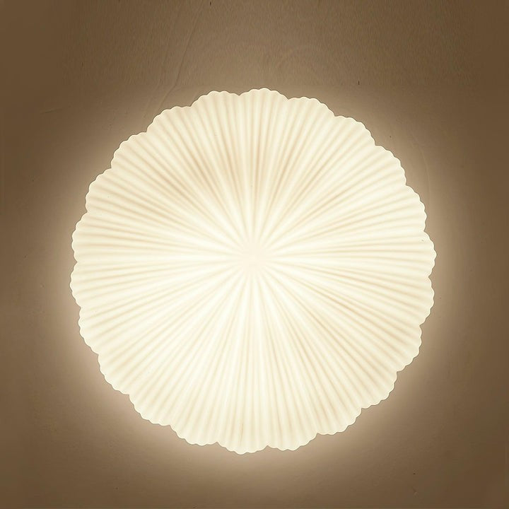 Pearl Seashell LED Flush Mount Ceiling Light