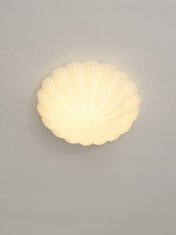 Pearl Seashell LED Flush Mount Ceiling Light
