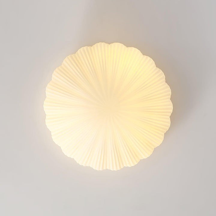 Pearl Seashell LED Flush Mount Ceiling Light