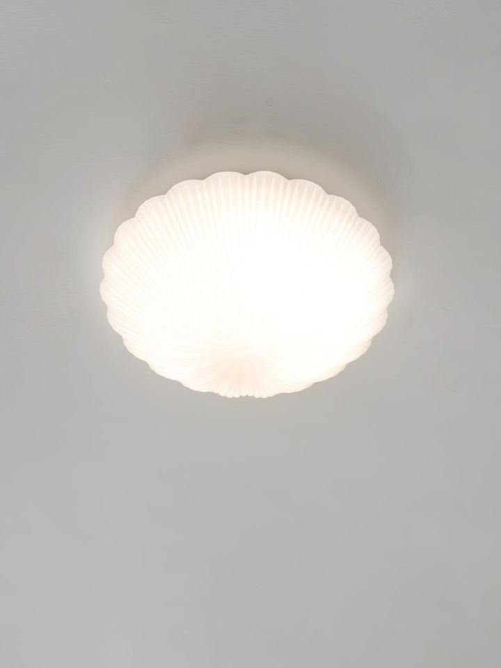 Pearl Seashell LED Flush Mount Ceiling Light