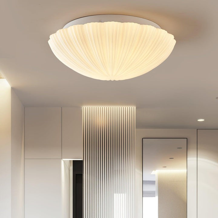 Pearl Seashell LED Flush Mount Ceiling Light