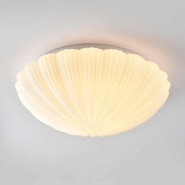 Pearl Seashell LED Flush Mount Ceiling Light