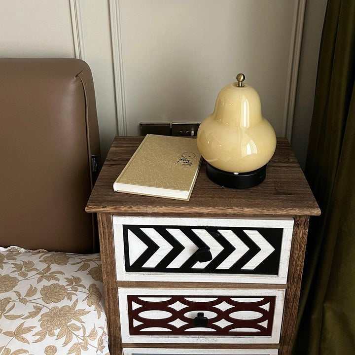 Pear-Shaped LED Table Lamp with Touch Control for Ambient Lighting