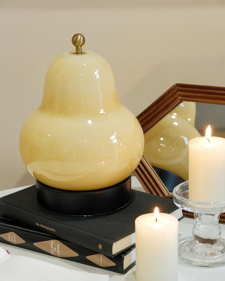 Pear-Shaped LED Table Lamp with Touch Control for Ambient Lighting