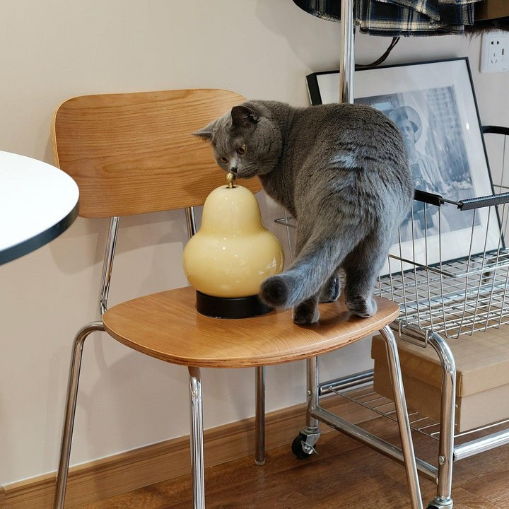 Pear-Shaped LED Table Lamp with Touch Control for Ambient Lighting
