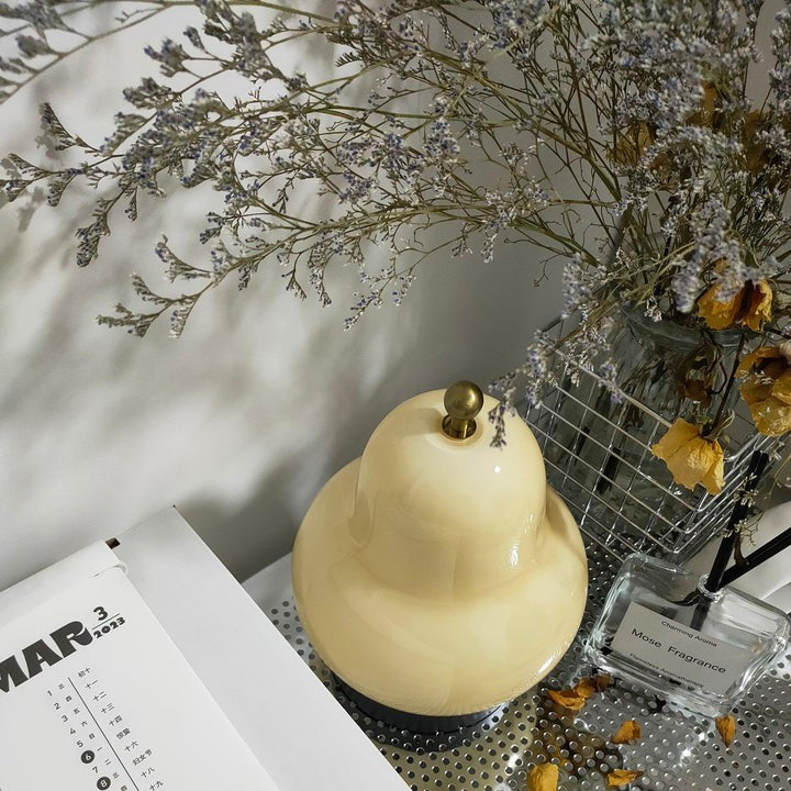 Pear-Shaped LED Table Lamp with Touch Control for Ambient Lighting