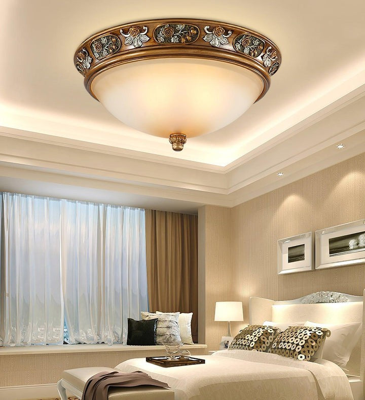 Pineapple Resin Recessed LED Ceiling Light