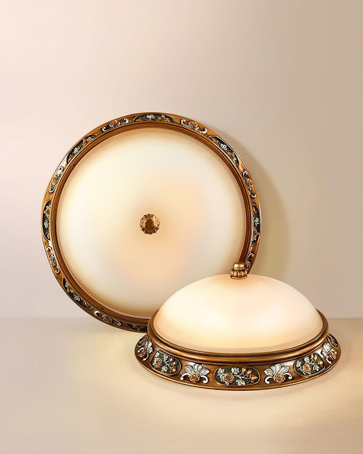 Pineapple Resin Recessed LED Ceiling Light