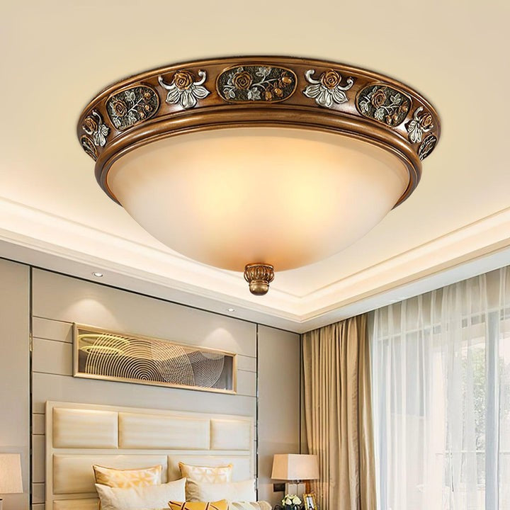 Pineapple Resin Recessed LED Ceiling Light