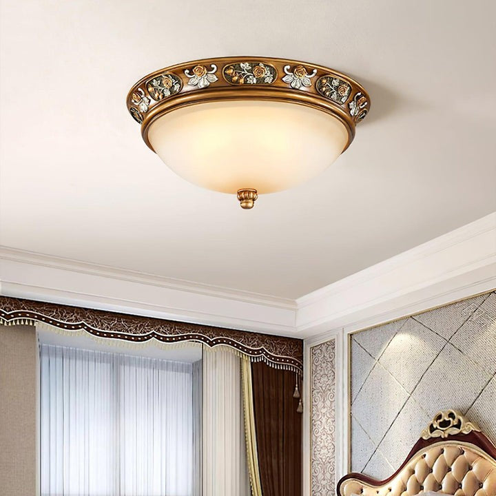 Pineapple Resin Recessed LED Ceiling Light