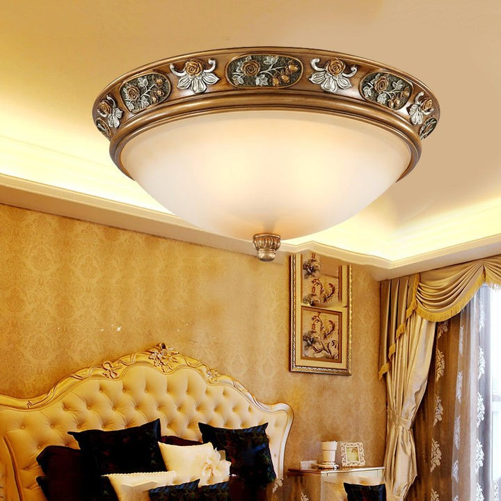 Pineapple Resin Recessed LED Ceiling Light