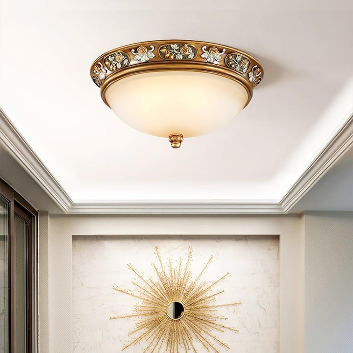 Pineapple Resin Recessed LED Ceiling Light