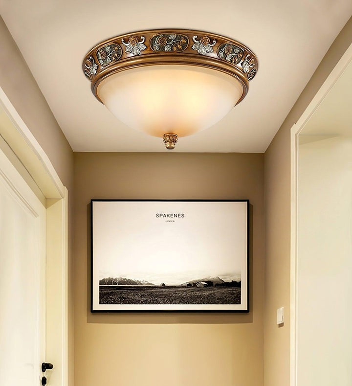 Pineapple Resin Recessed LED Ceiling Light