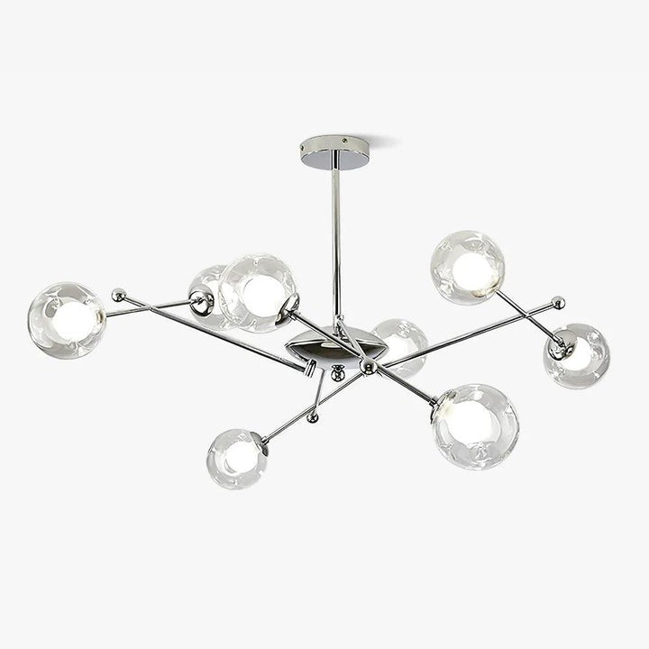Polished Chrome Sputnik LED Chandelier