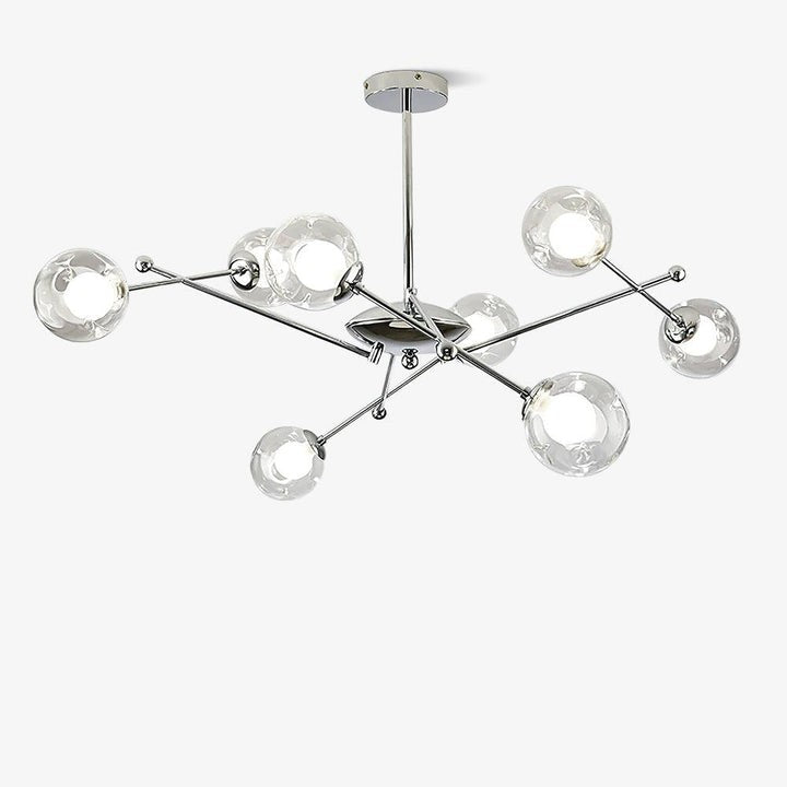 Polished Chrome Sputnik LED Chandelier