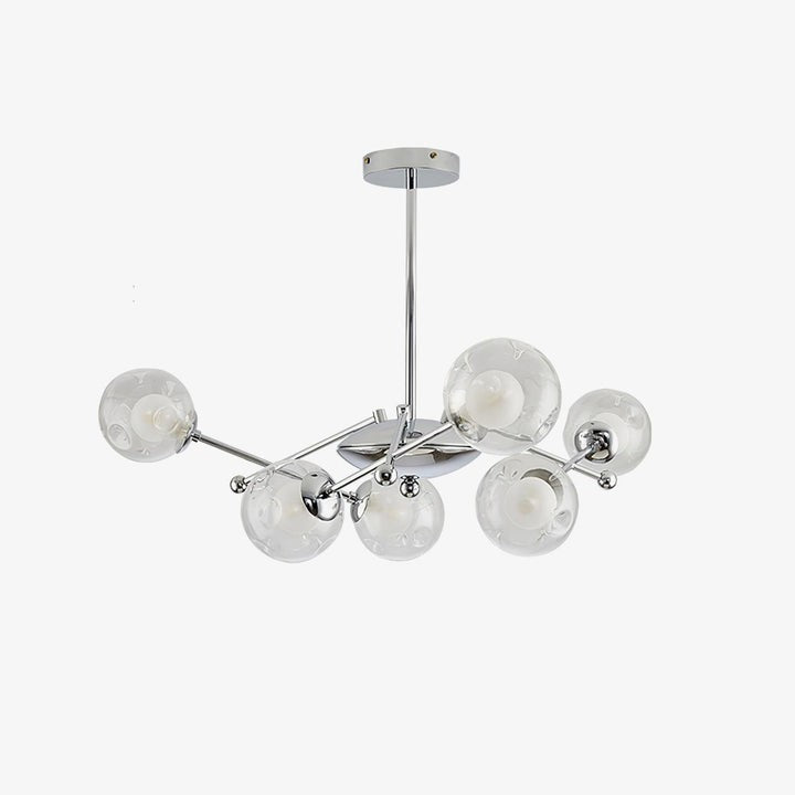 Polished Chrome Sputnik LED Chandelier