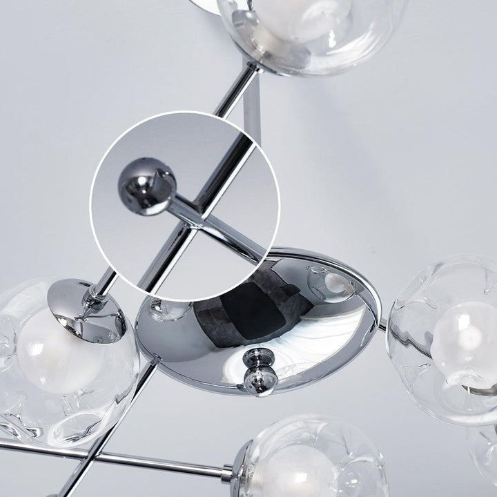 Polished Chrome Sputnik LED Chandelier