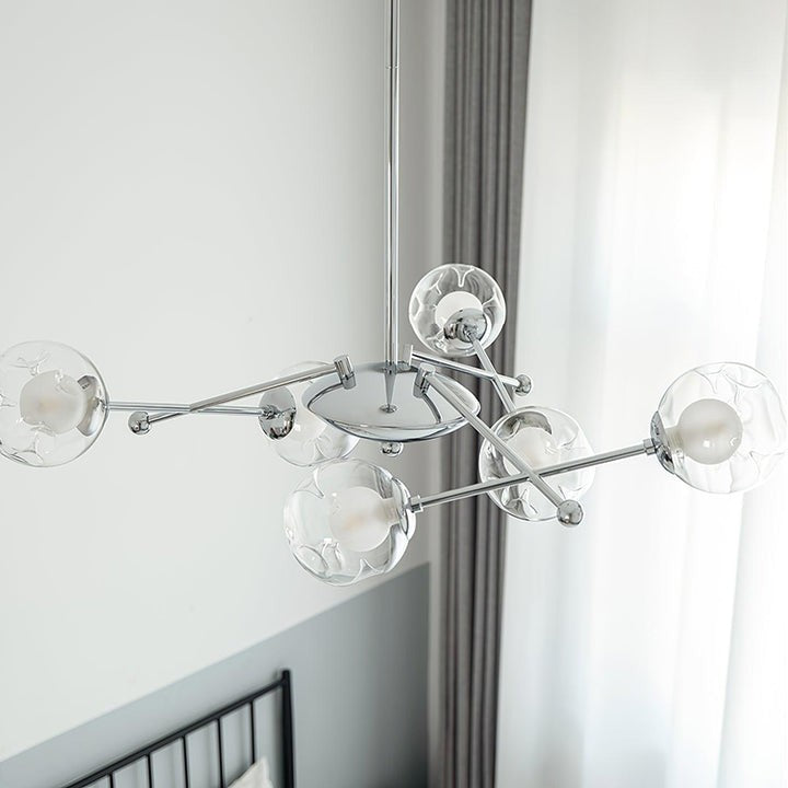Polished Chrome Sputnik LED Chandelier