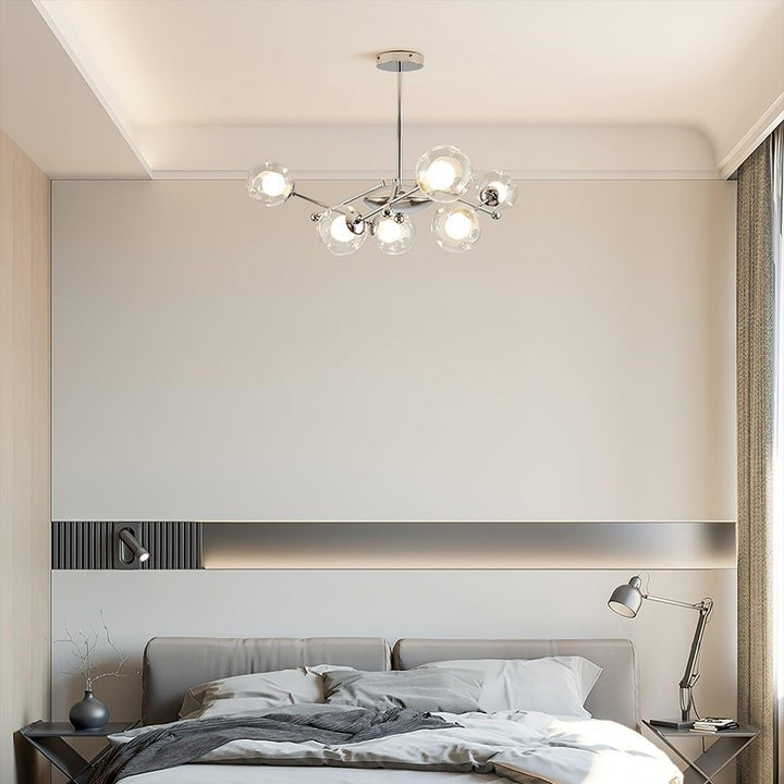 Polished Chrome Sputnik LED Chandelier