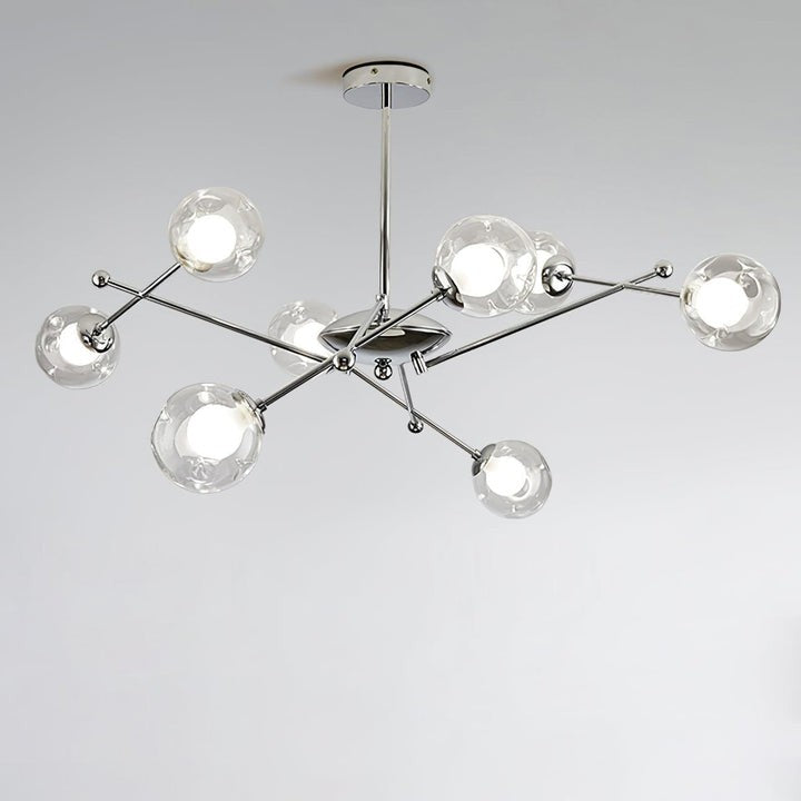Polished Chrome Sputnik LED Chandelier